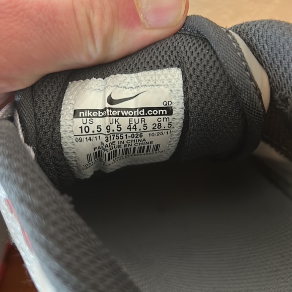 Nike Air Max Wright 'Grey Red' - 317551 026 - Picture 5 of 7